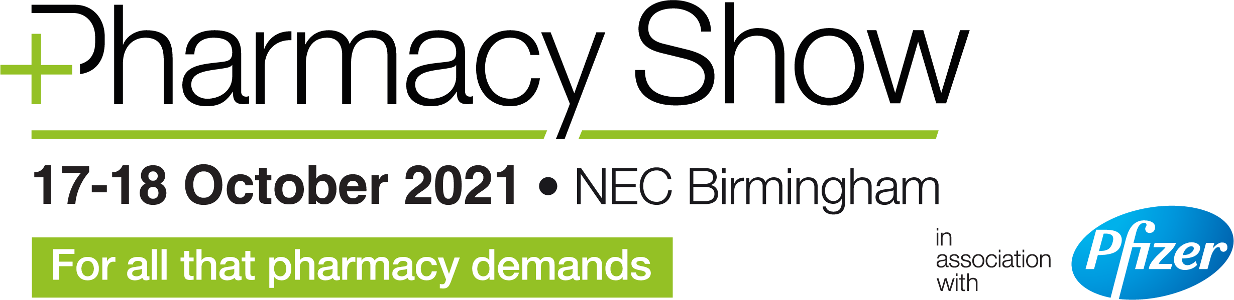 The Pharmacy Show will take place 17th & 18th October 2021 at Birmingham NEC